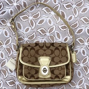 Coach Signature Penny Flap Purse